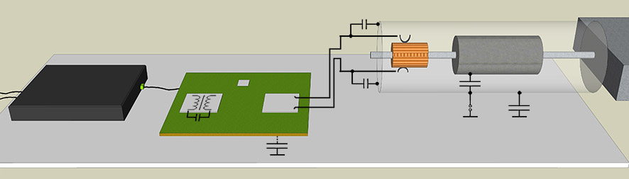 03 Interference suppression on a direct-current motor controlled by PWM